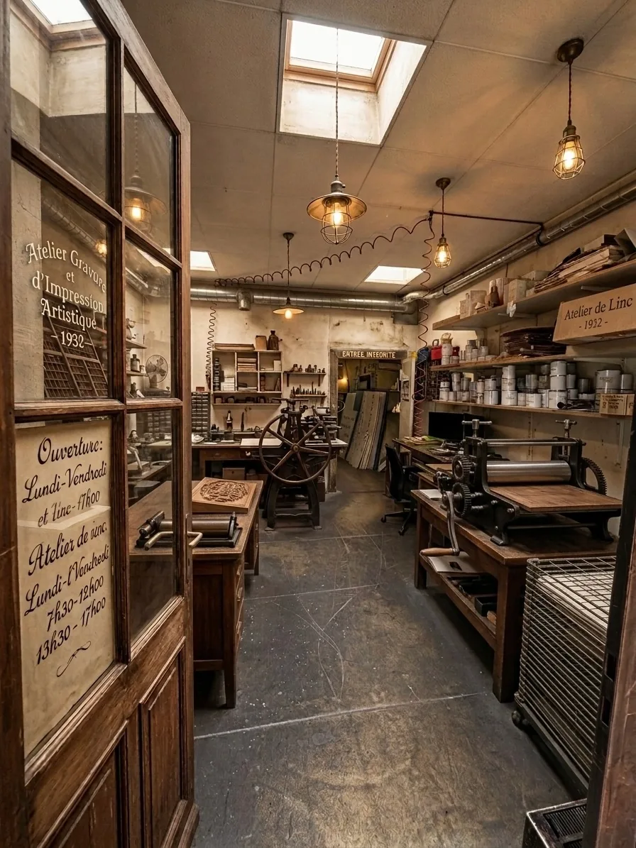Atelier de gravure historique Notabene à Genève